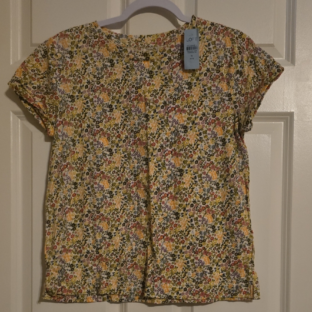 Floral Yellow Top